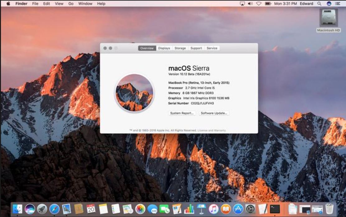 does office for mac 2016 work with sierra